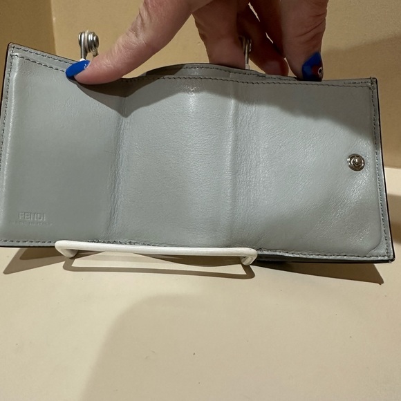 Fendi Calfskin micro trifold wallet - Picture 7 of 16